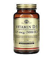 Solgar витамин Д3 5000ме, 240 растительных капсул