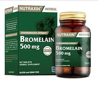 Препараты для лечения воспалительных процессов в организме Bromelain Nutraxin 60 таблеток