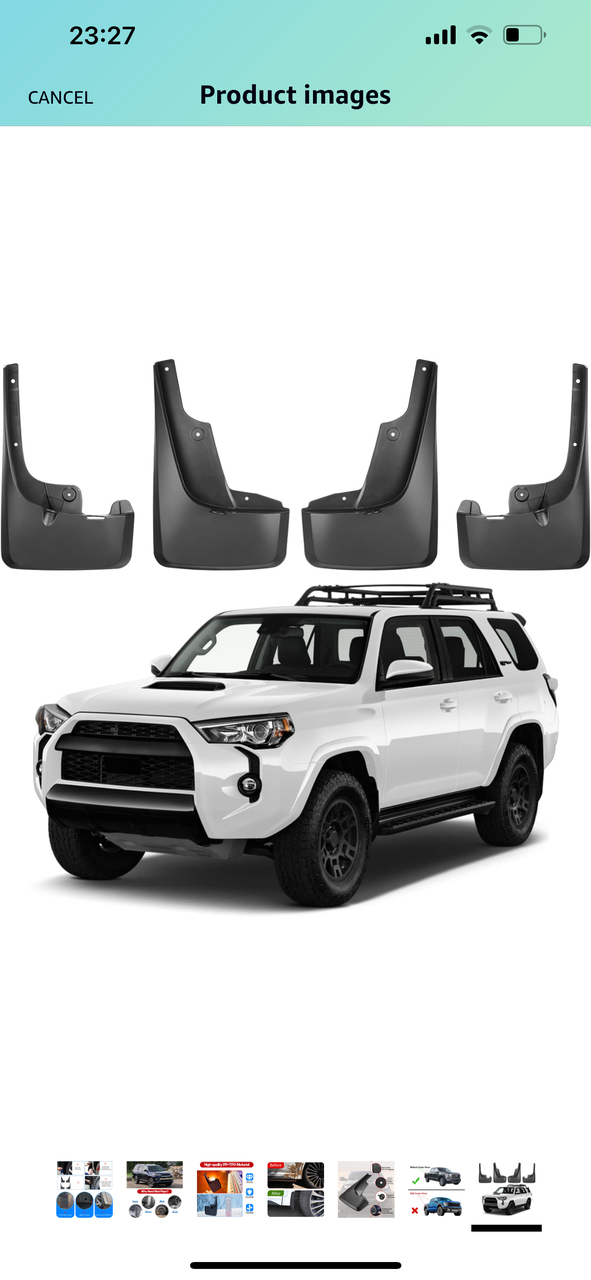 Брызговик на Toyota 4Runner - фото 3 - id-p114905819