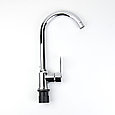 Смеситель кухонный ATLAS HAMAL, хром, цинк, фото 2