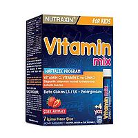 Витамины для детей Vitamin mix с клубничным вкусом Nutraxin