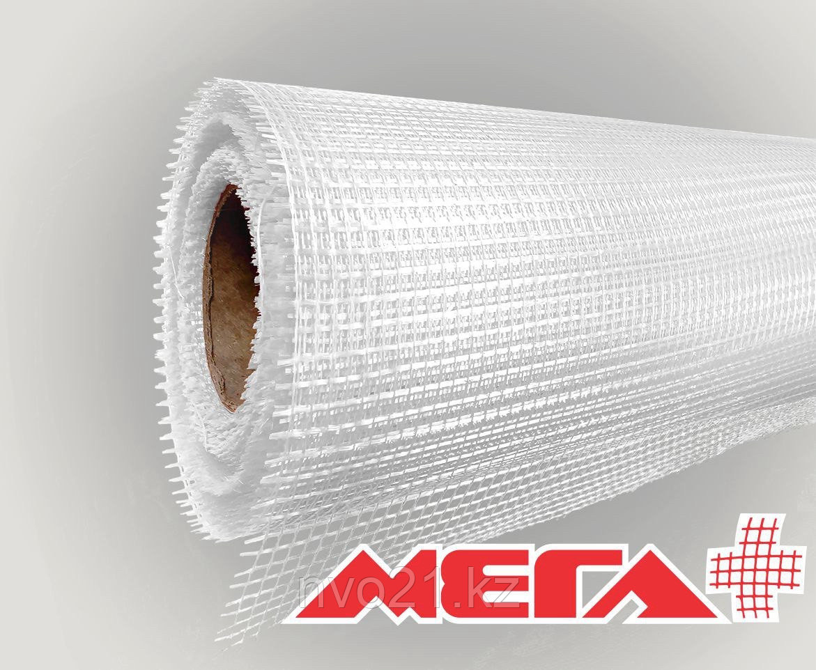 Стеклосетка фасадная "МЕГА+" ПРЕМИУМ ,5*5 1*43м, 145 гр/м2 (цвет: белый)