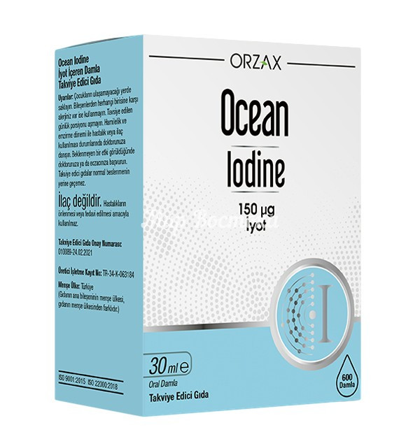 Органический йод Ocean iodine Orzax (30 мл, Турция), фото 1