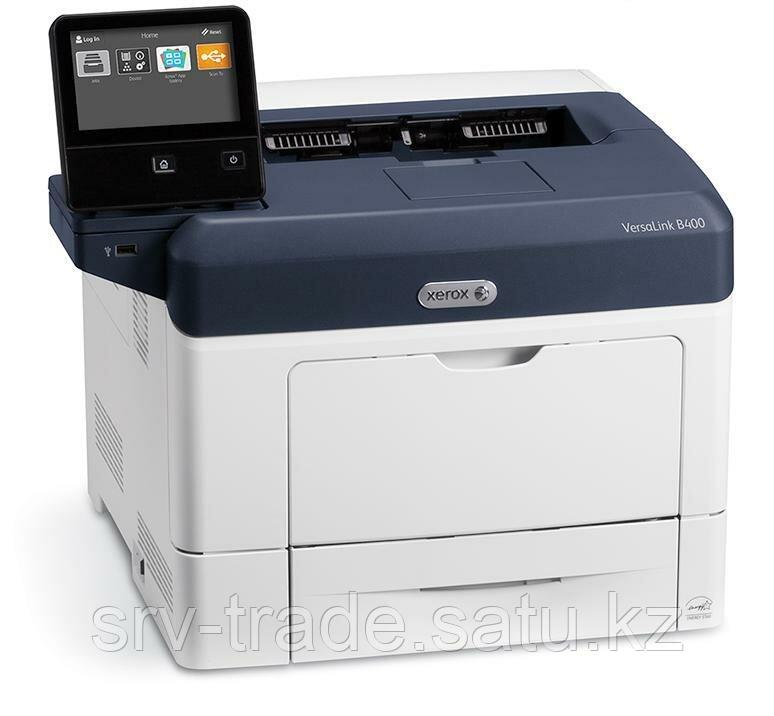 Монохромный принтер Xerox VersaLink B400DN, [A4, струйный, черно-белый, 1200x1200 DPI, дуплекс, Wi-Fi,