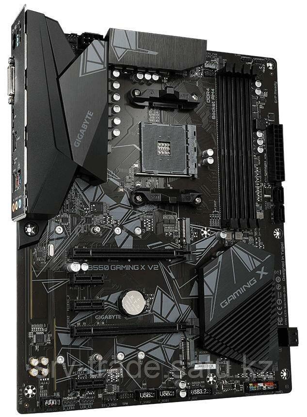 Материнская плата Gigabyte B550 GAMING X V2, [AM4, AMD B550, 4xDDR 4, 2xM.2, 2xPCI-E x16, Standard-ATX] - фото 2 - id-p114910606