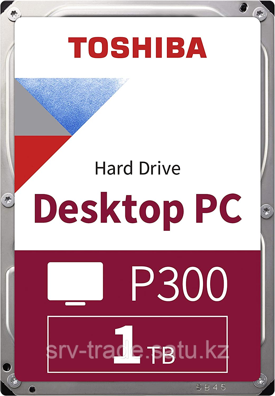 Жесткий диск HDD 1Tb TOSHIBA P300 SATA 6Gb/s 7200rpm 64Mb 3.5" HDWD110UZSVA - фото 1 - id-p114907553