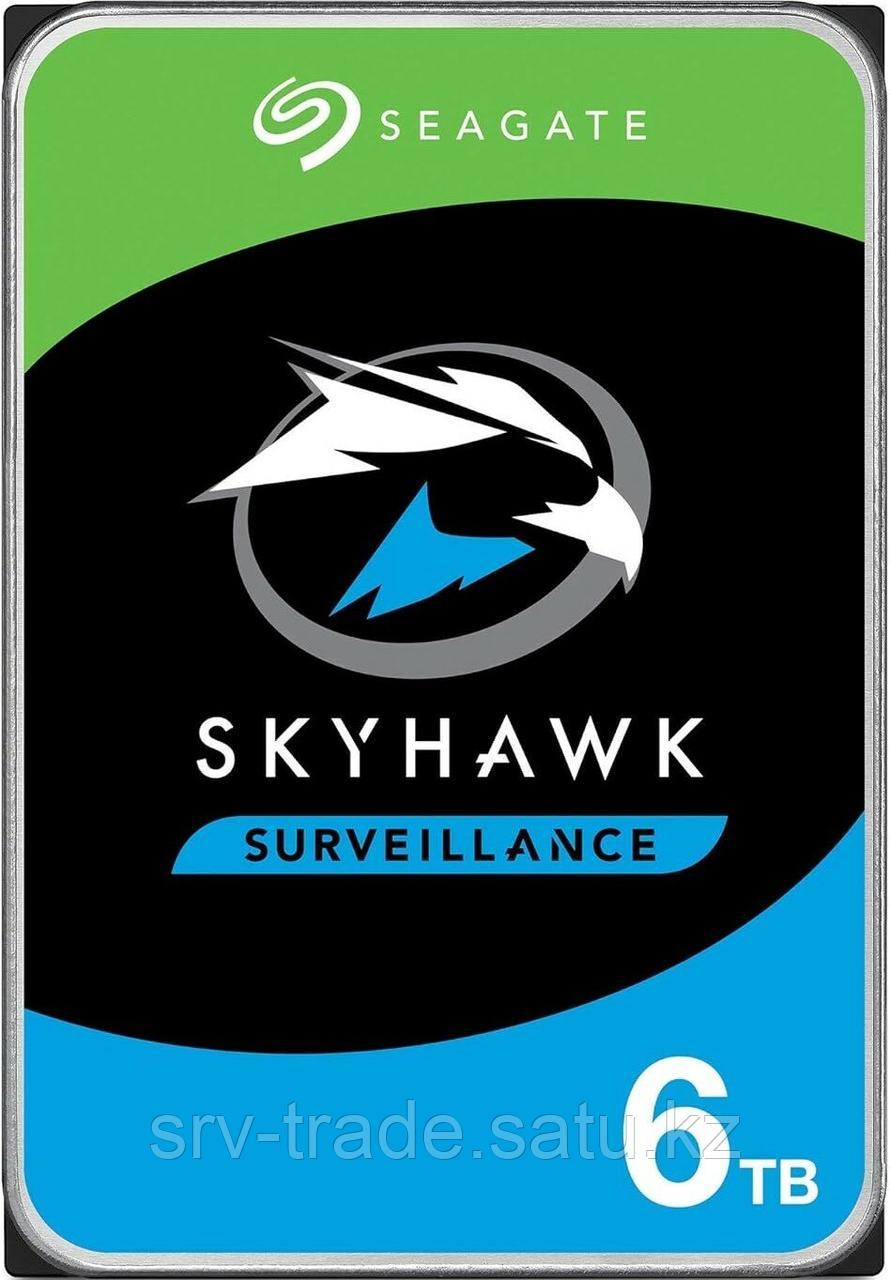 Жесткий диск для видеонаблюдения 6Tb Seagate Surveillance SkyHawk SATA3 5400rpm 256Mb ST6000VX001 - фото 1 - id-p114907557