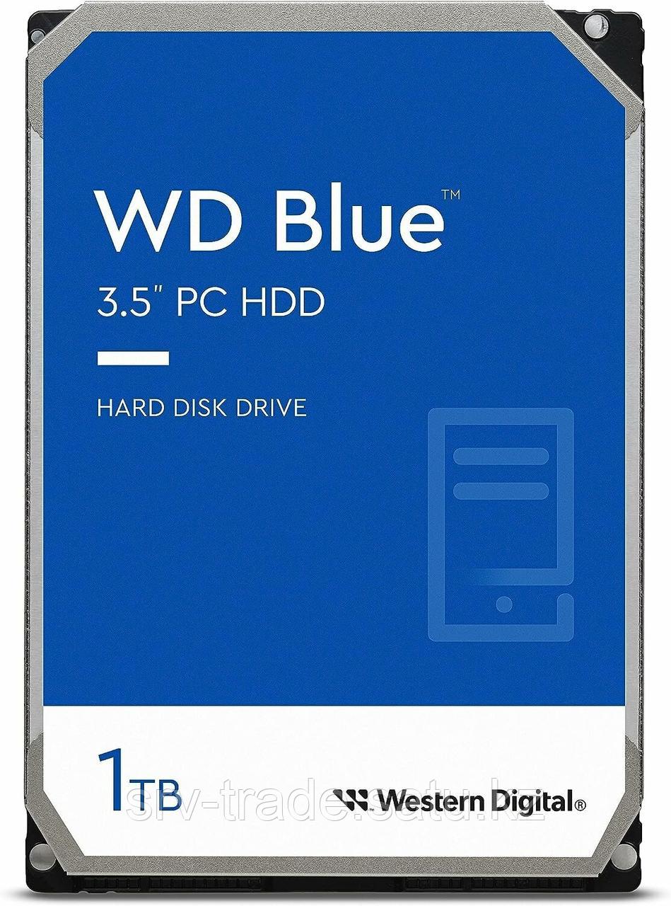 Жесткий диск HDD 1Tb Western Digital Blue SATA 6Gb/s 3.5" 7200rpm 64Mb WD10EZEX - фото 1 - id-p114907560