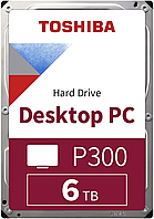 Жесткий диск HDD 6Tb TOSHIBA P300 SATA 6Gb/s 5400rpm 128Mb 3.5" HDWD260UZSVA