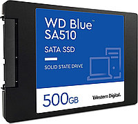 Твердотельный накопитель 500GB SSD WD BLUE SA510 2.5 SATA3 R555Мб/с W440Мб/с WDS500G3B0A