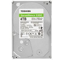 Жесткий диск HDD TOSHIBA S300 Surveillance HDWT840UZSVA [4 ТБ, 3.5", SATA III, 5400 об/мин, 256 МБ кэш, для