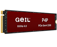 Твердотельный накопитель 1000GB SSD GEIL P4P M.2 2280 PCIe4.0 NVMe R7200MB/s W5500MB/s P4PDC23C1TBA