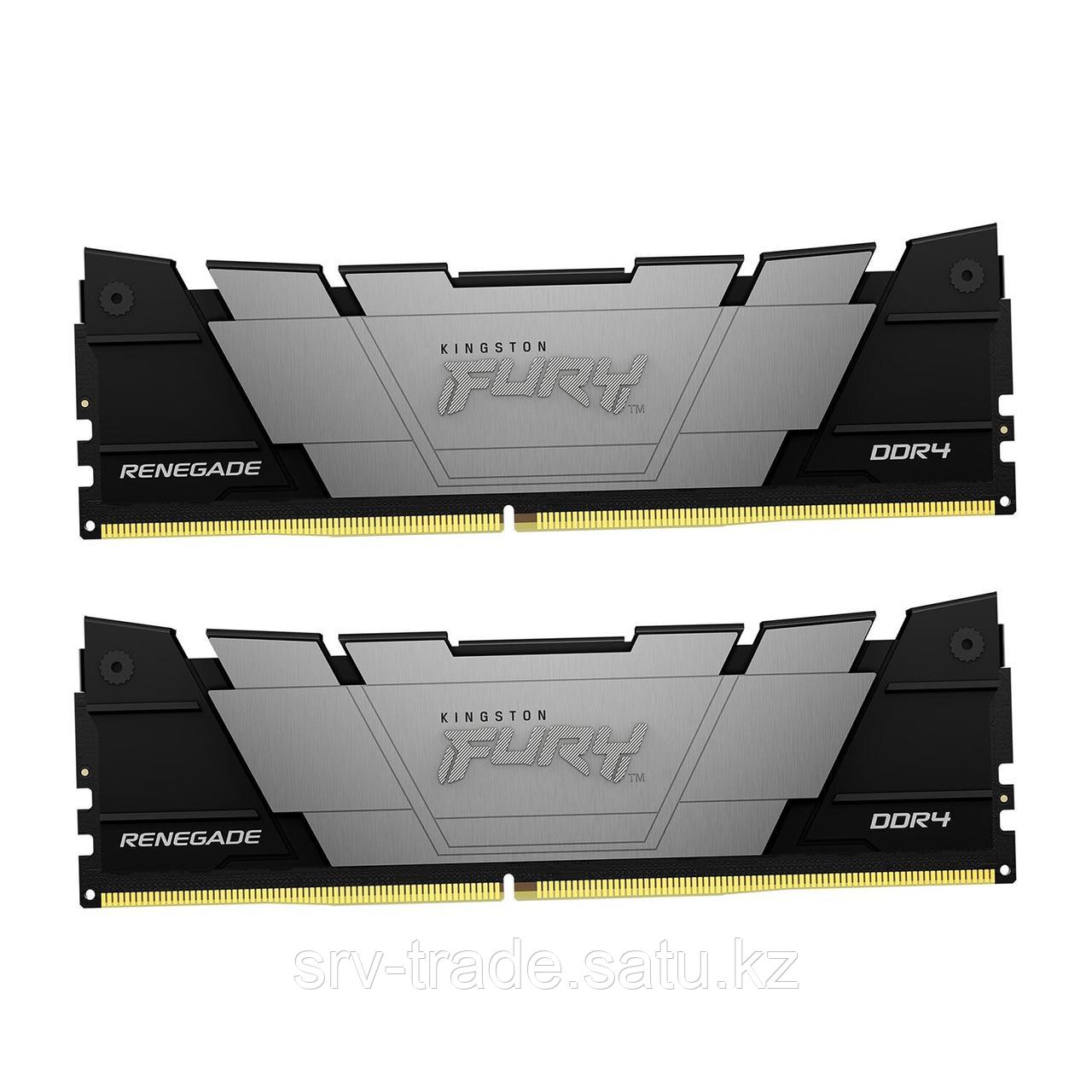 Комплект модулей памяти Kingston Fury, KF432C16RB12K2/­32, DDR4, 32 GBDIMM kit (2x16GB) 16 chip - фото 4 - id-p114910978