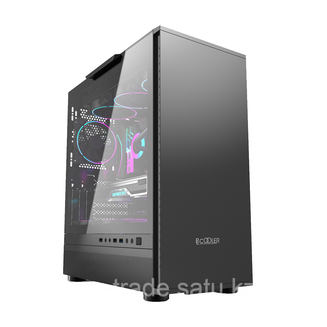 Корпус PCCooler IE200 BK EATX/ATX/mATX/ITX 2x3.5", 4x2.5", USB3.0, 2USB2.0 Black - фото 1 - id-p114907777