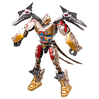 Changerobot: Робот-трансформер Dino Warrior, красно-золотой