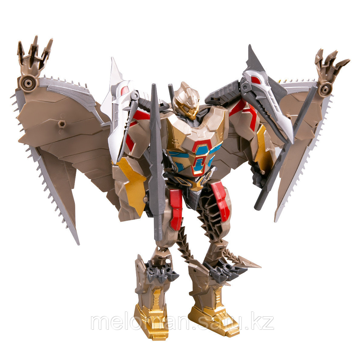 Changerobot: Игровой наборр из Трансформера Dino Warrior с маской, красно-золотой - фото 2 - id-p114908675
