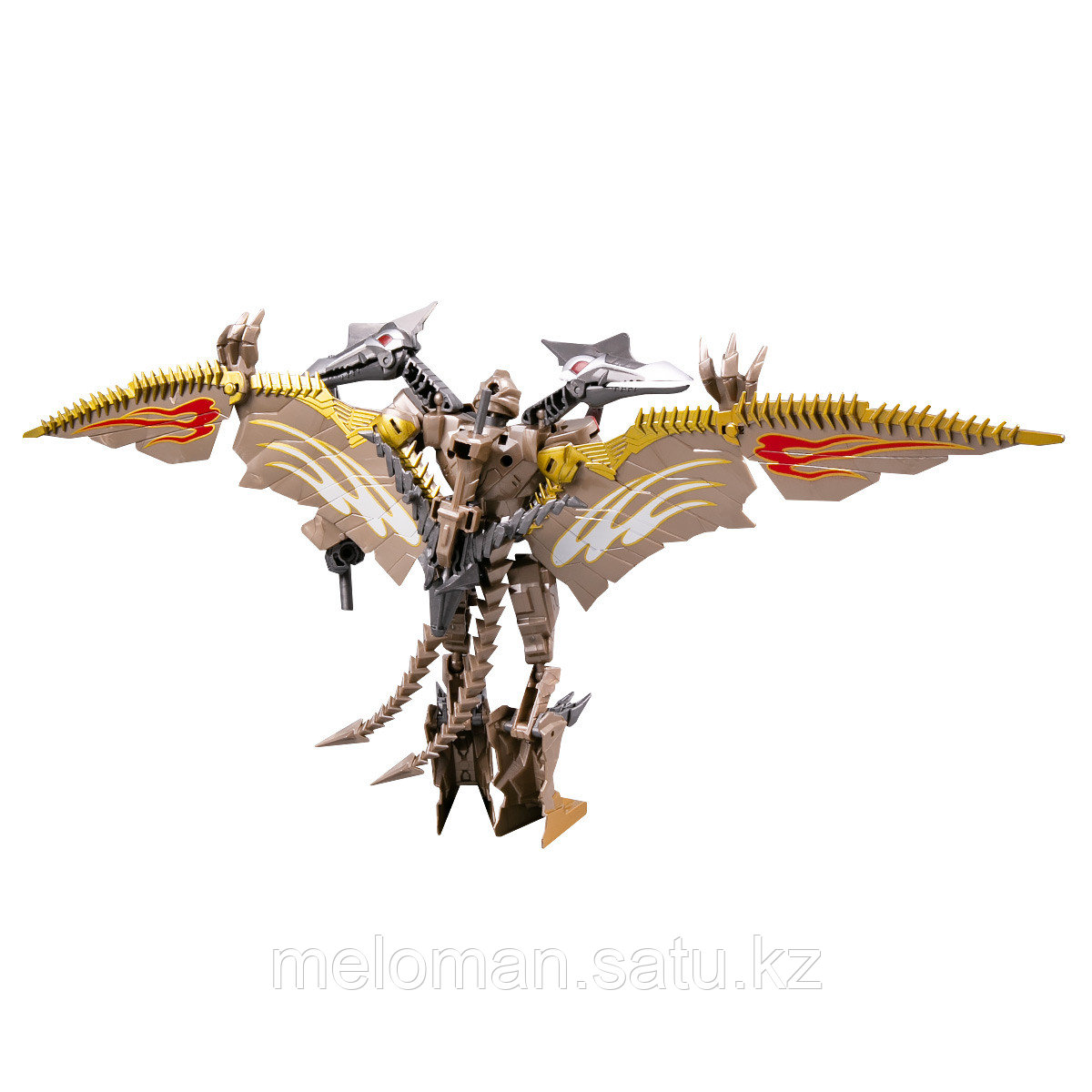 Changerobot: Игровой наборр из Трансформера Dino Warrior с маской, красно-золотой - фото 4 - id-p114908675