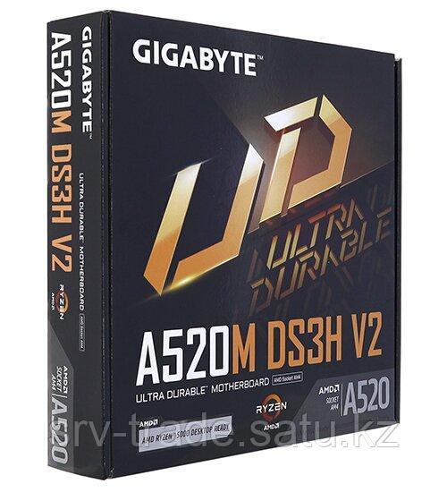 Материнская плата Gigabyte A520M DS3H V2MB Socket AM4, MATX, AMD A520 (DP+HDMI) 4DDR4, PCIx16, PCIx1 - фото 2 - id-p114911047