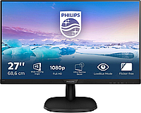 Монитор 27" PHILIPS 273V7QDSB/00/01 IPS 4мс 1920x1080 250кдм 1000:1 1xDVI 1xHDMI 1xVGA Черный