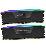 Комплект модулей памяти Corsair Vengeance RGB, CMH64GX5M2B6000C40 (1.35V), DDR5, 64 GB, blackDIMM kit