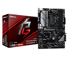 Материнская плата ASRock X570 PHANTOM GAMING 4  AM4 4xDDR4 8xSATA3 RAID 2xHyper M.2 ATX