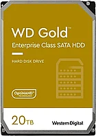 Жесткий диск Western Digital GOLD (WD201KRYZ) [20 TБ, 3.5", SATA III, 7200 об/мин, 512 МБ кэш, корпоративного