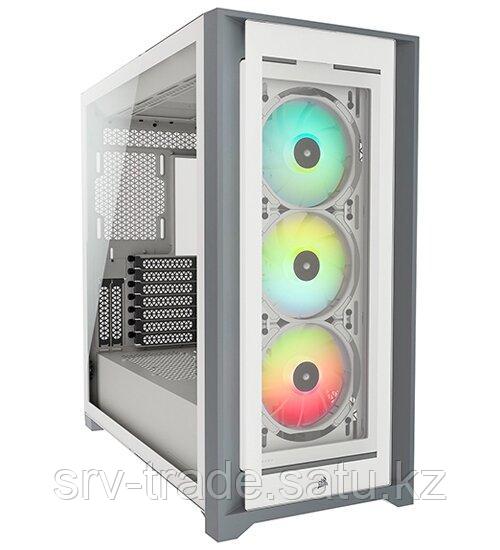 Корпус ATX midi tower Corsair, iCUE 5000X RGB, CC-9011213-WW(без БП), БелыйCase white - фото 1 - id-p114910341