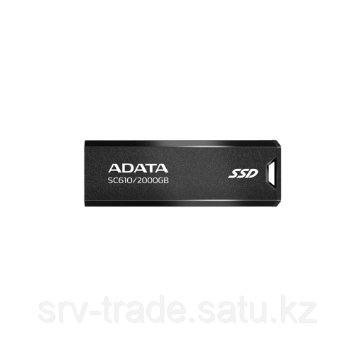 Внешний SSD диск ADATA SC610 (SC610-2000G-CBK/RD) [2 ТБ, USB 3.2 Gen2 Type-A, чтение: 550 Мбайт/сек, запись: - фото 3 - id-p114911425