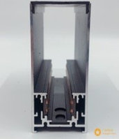 Алюминиевый Профиль для Magnetic внутренний черный 2 метр TRACK