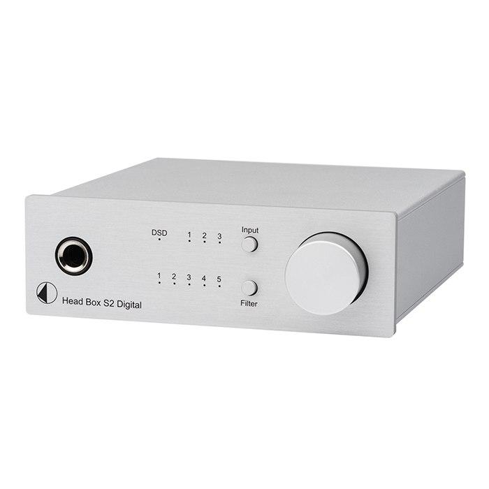 Усилитель для наушников/ЦАП Pro-Ject Head Box S2 Digital серебро - фото 1 - id-p114929719