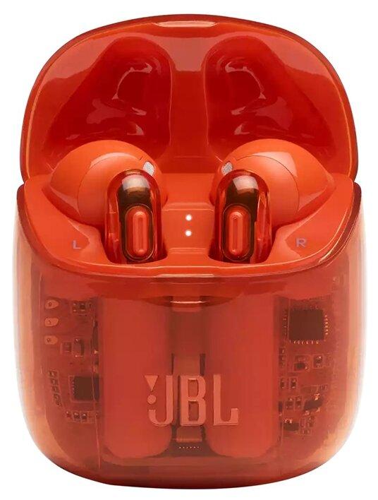 Беспроводные наушники JBL Tune 225 TWS Ghost Edition оранжевые - фото 1 - id-p114931976