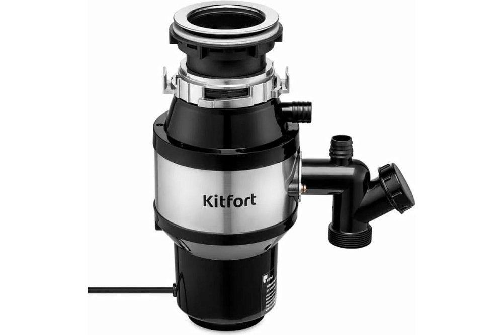 Измельчитель отходов Kitfort КТ-2090 Черно-серебристый - фото 1 - id-p114932086
