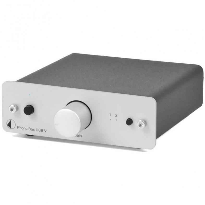 Фонокорректор Pro-Ject Phono Box USB V DC серебро - фото 1 - id-p114935368