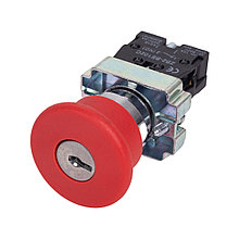 Кнопка стоповая Deluxe XB2-BS142 ("Грибок" с ключом) 2-017710