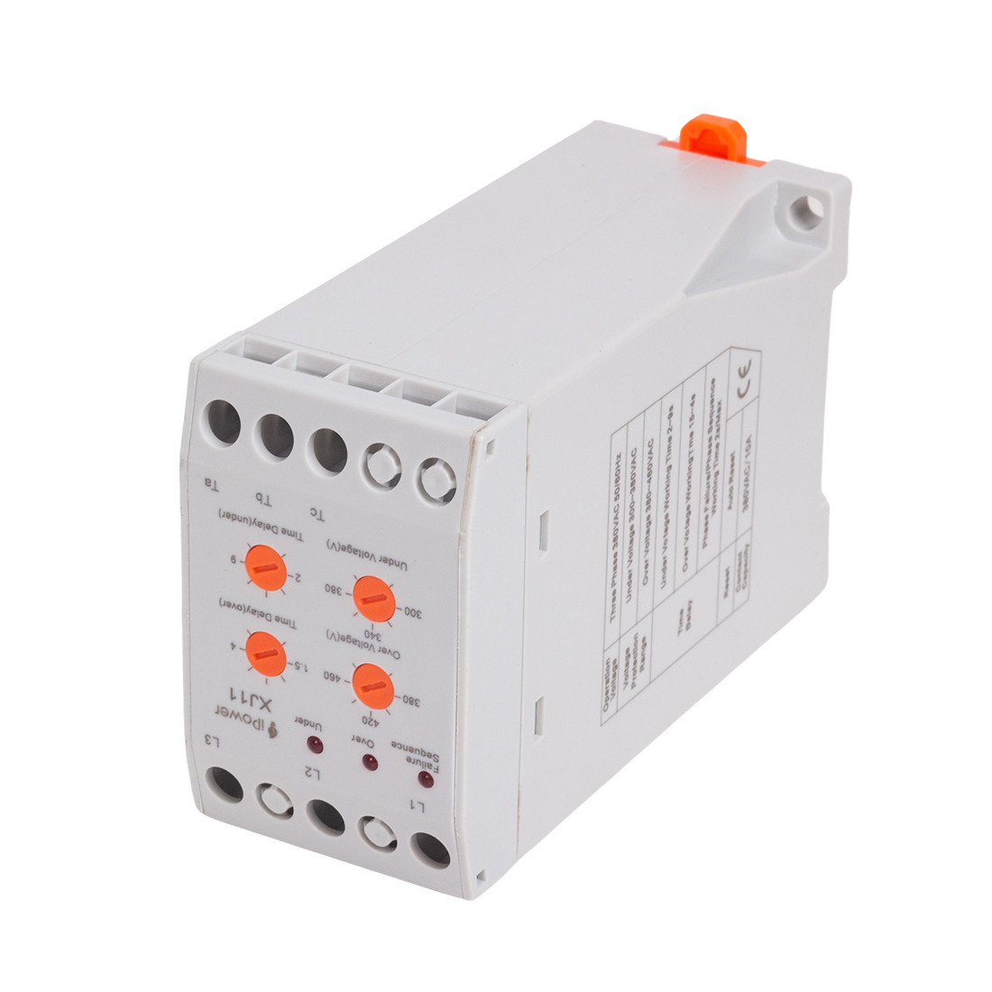 Реле контроля фаз и напряжения iPower XJ11 - фото 2 - id-p114694495