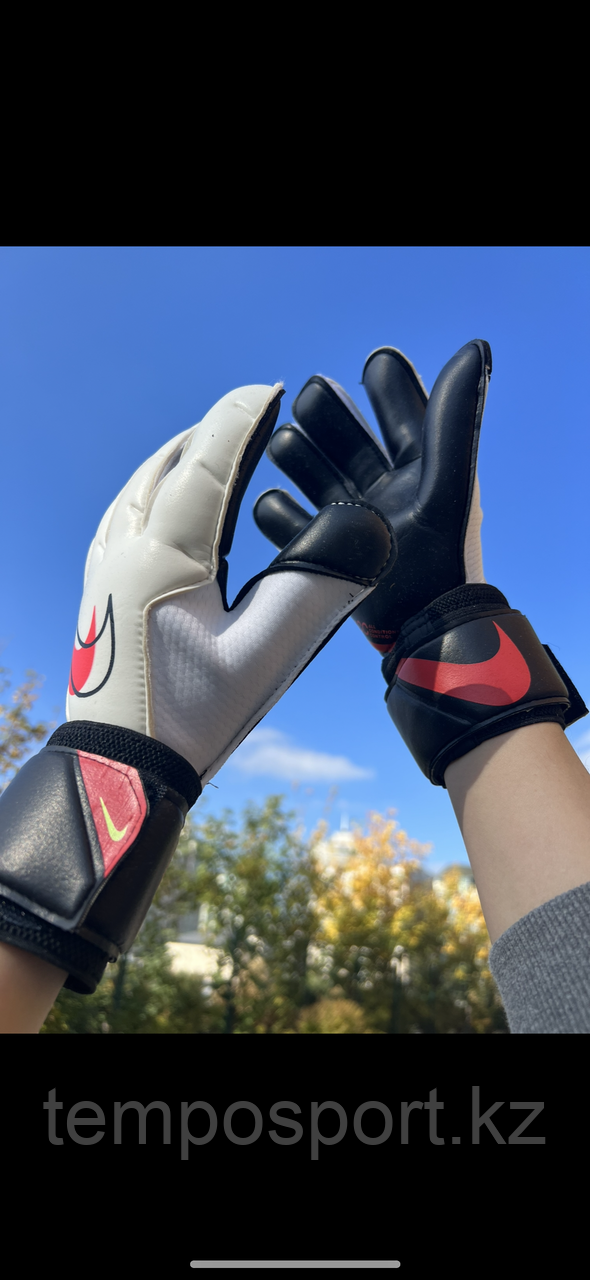 Вратарские перчатки NIKE GK VAPOR GRIP 3, серый (размер: 8) - фото 7 - id-p114935615
