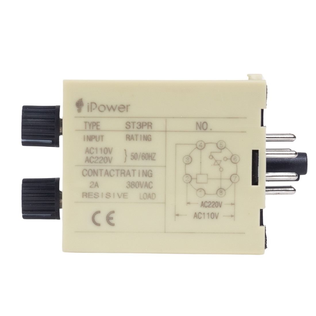 Реле времени iPower ST3PR 30s/30min AC220V 2-017726 - фото 3 - id-p114936320