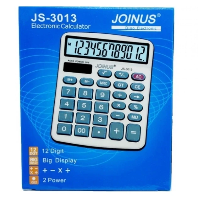 Калькулятор JOINUS JS-3013, 12 разряд - фото 2 - id-p82478998