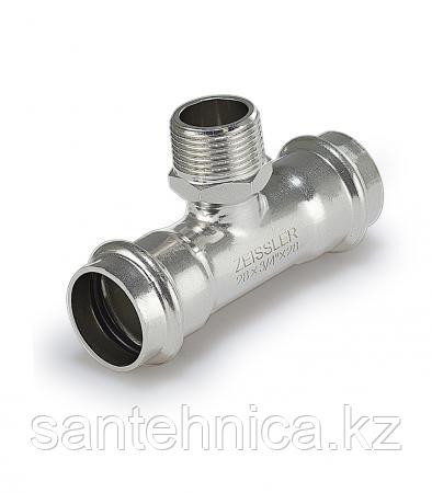 Пресс-тройник из нерж. стали с НР Ду35х1 1/4"х35 (5/15), фото 1