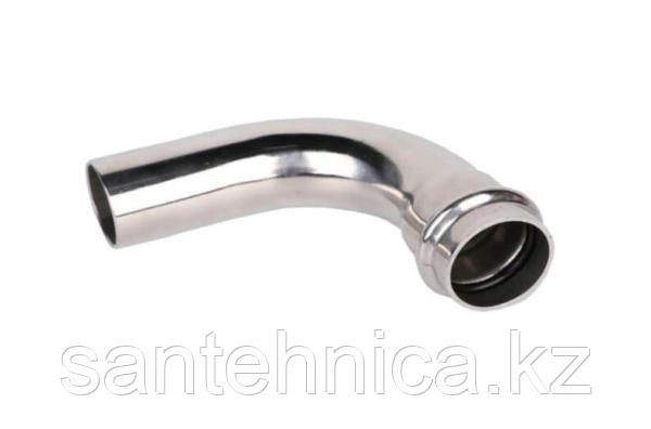 Однораструбный пресс-угольник из нерж. стали 90° 35х35 мм (5/20)