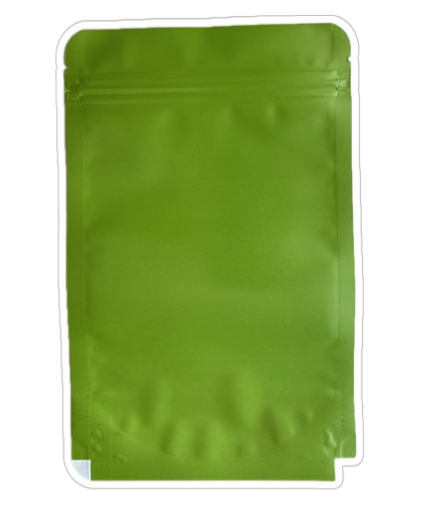 Пакет Дой-Пак 135*80*210 мм, ПП / АЛ / ПЭ (светло-зеленый,матовый), с замком Zip-Lock - фото 1 - id-p114936876