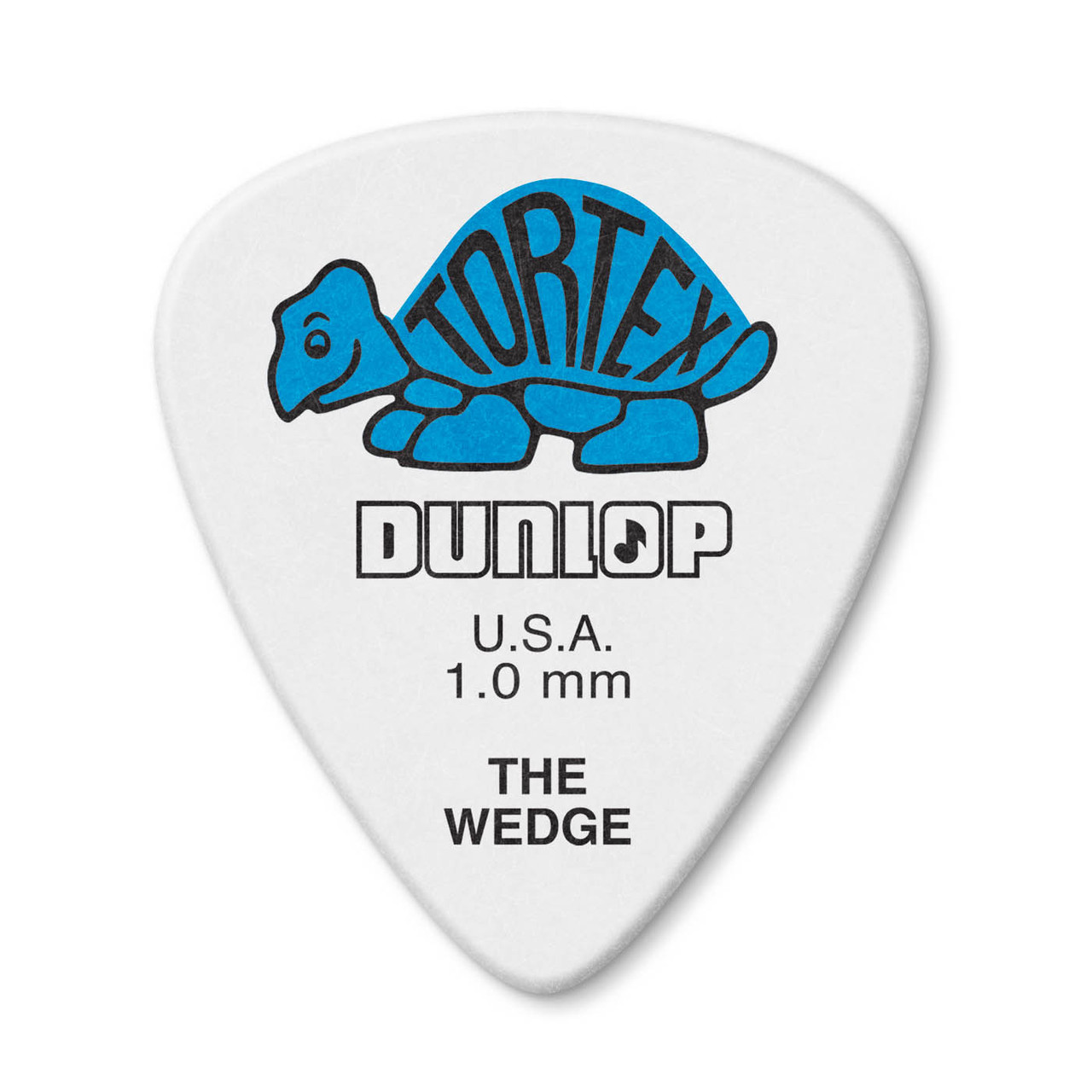 Медиатор, 1.0 мм, Dunlop Tortex Wedge, 4240-1