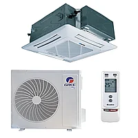 Кондиционер кассетный GREE-18 Inverter R32: GUD50T1/B-S/GUD50W1/NhB-S (без соединительной инсталляции)
