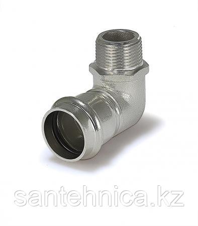 Пресс-угольник из нерж. стали с НР Ду22х1/2" (5/80), фото 1
