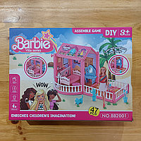 Домик для кукол "Barbie". Кукольный домик с мебелью и аксессуарами "Villa series". BB2001. 47 pcs.