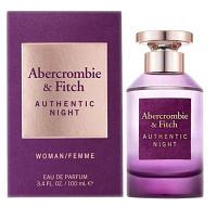 Abercrombie & Fitch Authentic Night Woman парфюмированная вода
