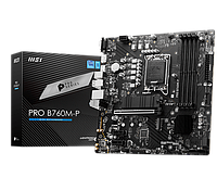 Материнская плата MSI PRO B760M-P LGA1700 4xDDR5 4xSATA3 RAID 2xM.2 HDMI DP mATX