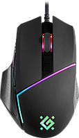 Мышь проводная игровая оптическая Defender Warfame GM-880L RGB(черный) USB, 7 кнопок, 800-12800 dpi