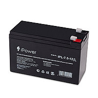 Аккумуляторная батарея IPower IPL-7.5-12/L 12В 7.5 Ач (Аккумуляторы)
