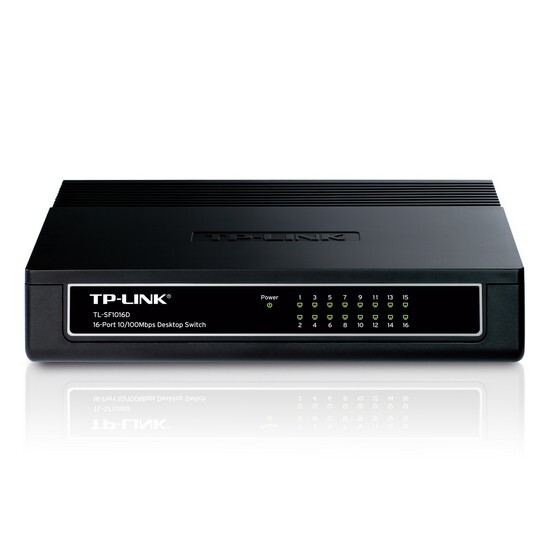 Коммутатор TP-Link TL-SF1016D (SOHO коммутаторы) - фото 1 - id-p115007260